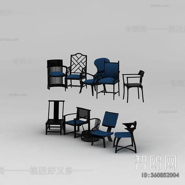 New Chinese Style Lounge Chair