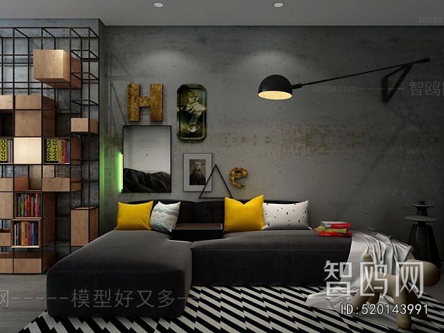 Industrial Style A Living Room