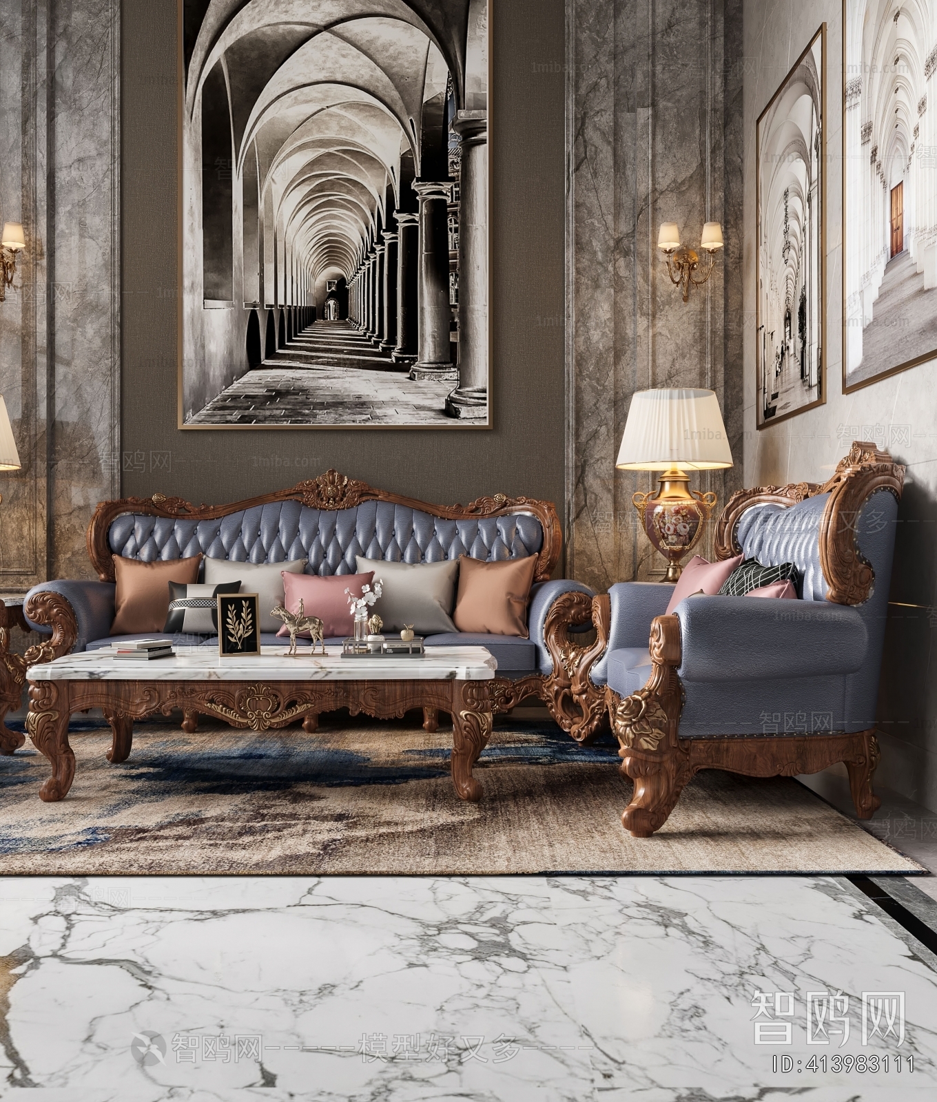 European Style A Living Room