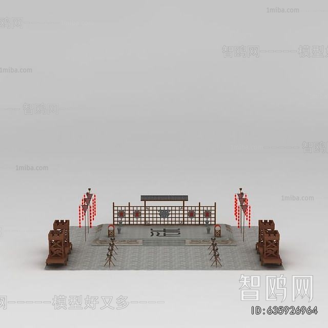 Chinese Style Ancient Architectural Buildings