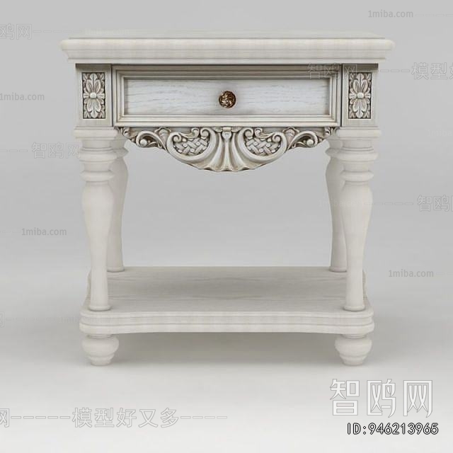 European Style Bedside Cupboard