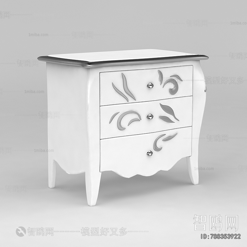 European Style Bedside Cupboard