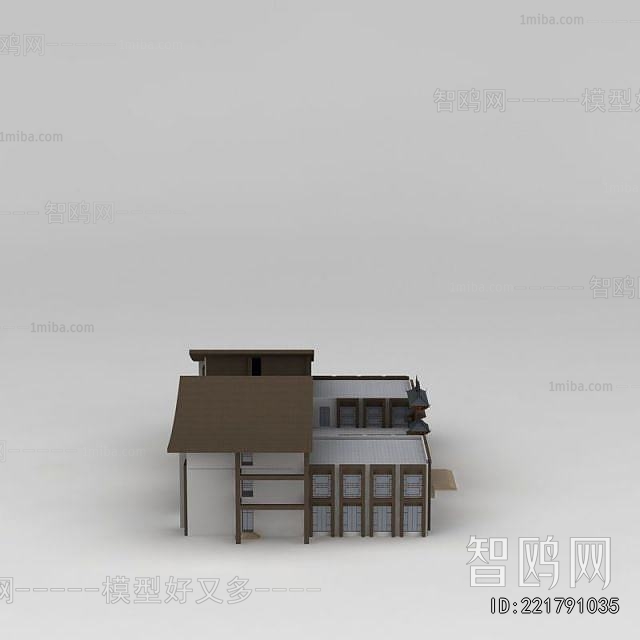 New Chinese Style Appearance Of Commercial Building