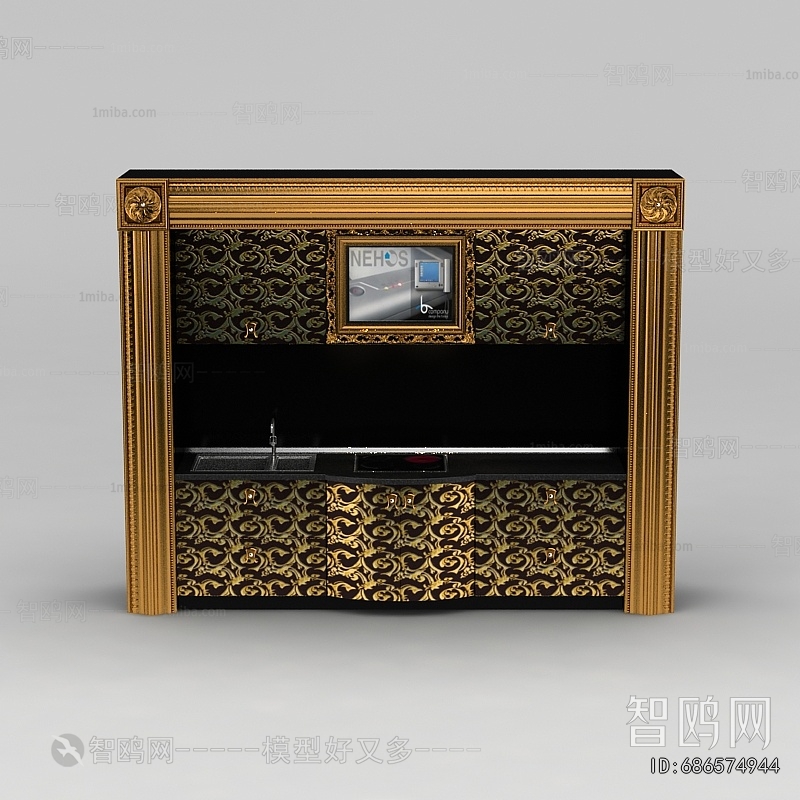 European Style Kitchen Cabinet