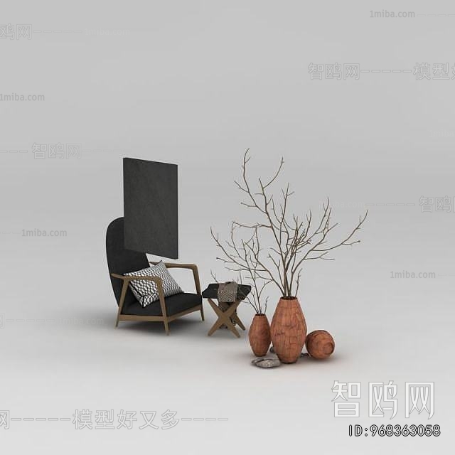 Southeast Asian Style Lounge Chair