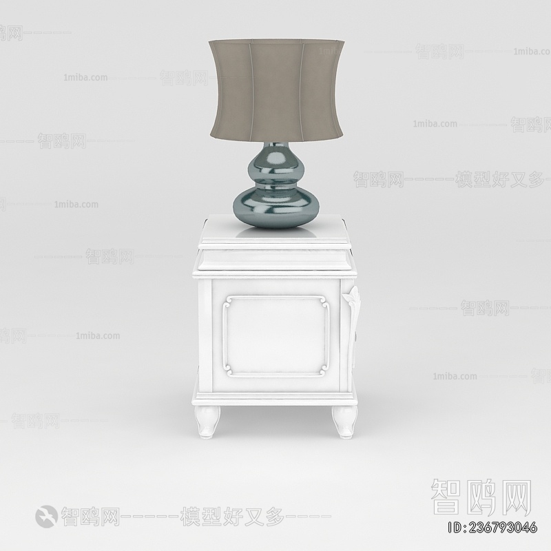 European Style Bedside Cupboard