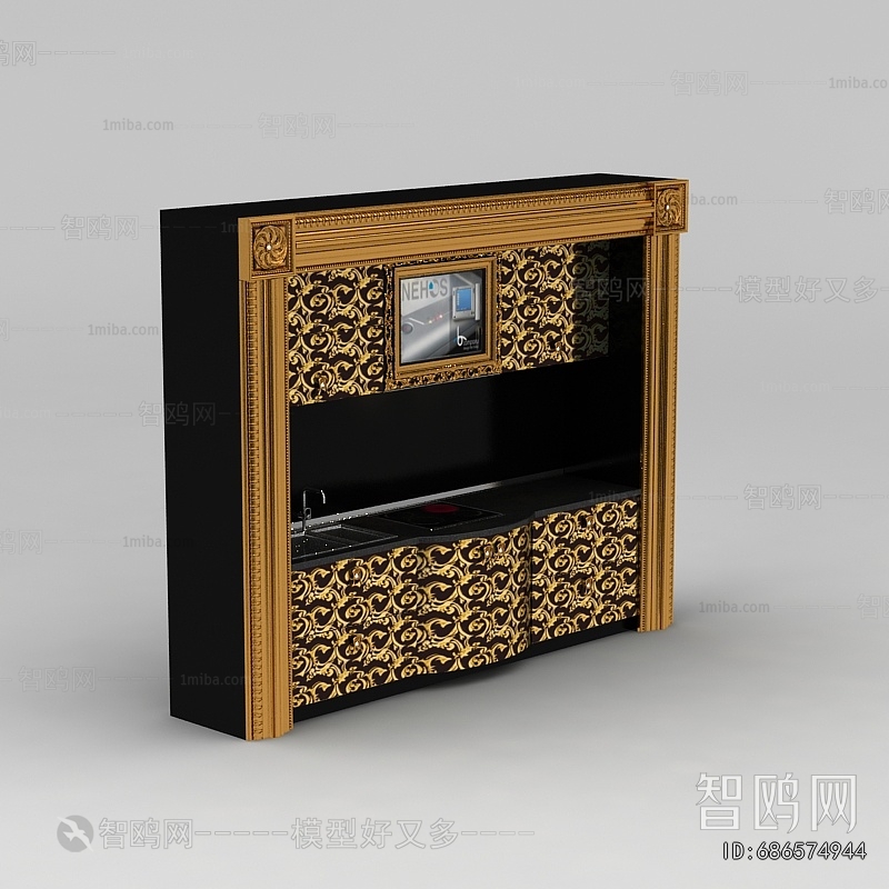 European Style Kitchen Cabinet