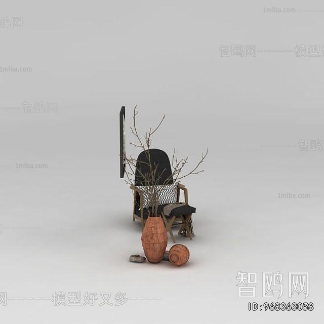 Southeast Asian Style Lounge Chair