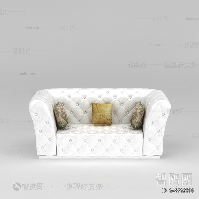 Simple European Style A Sofa For Two
