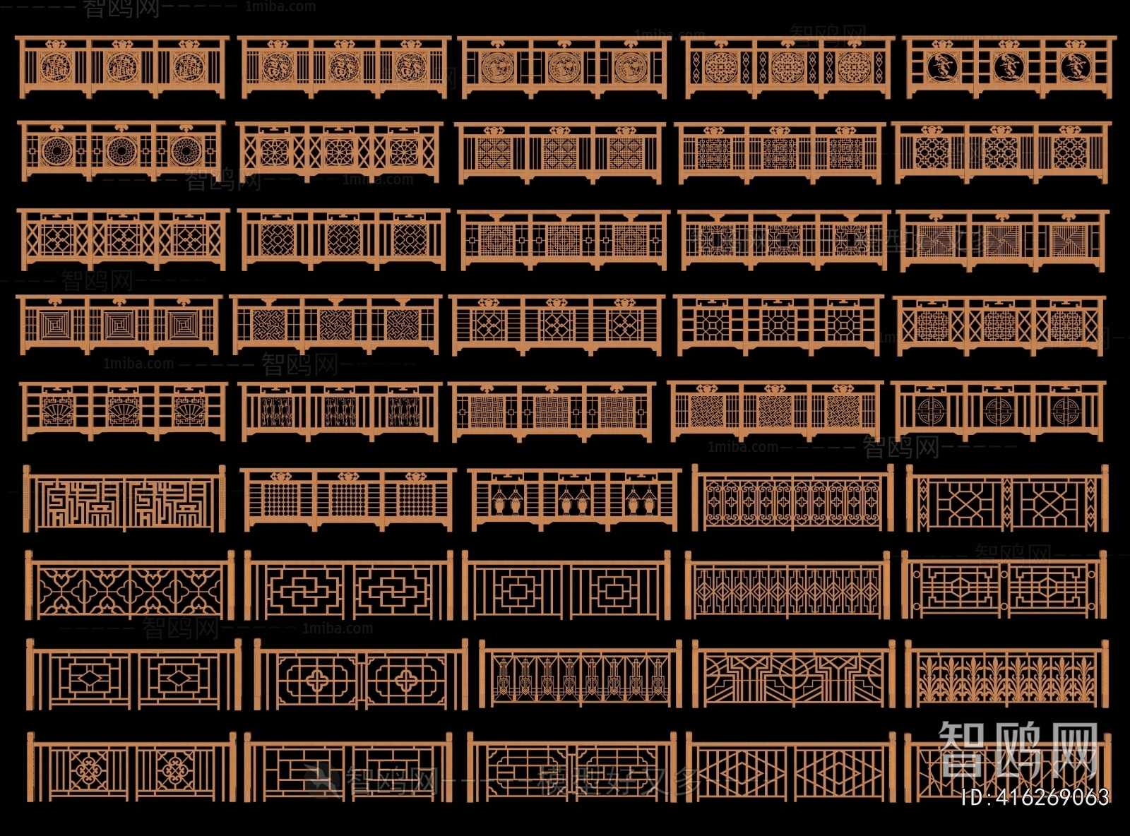 New Chinese Style Guardrail