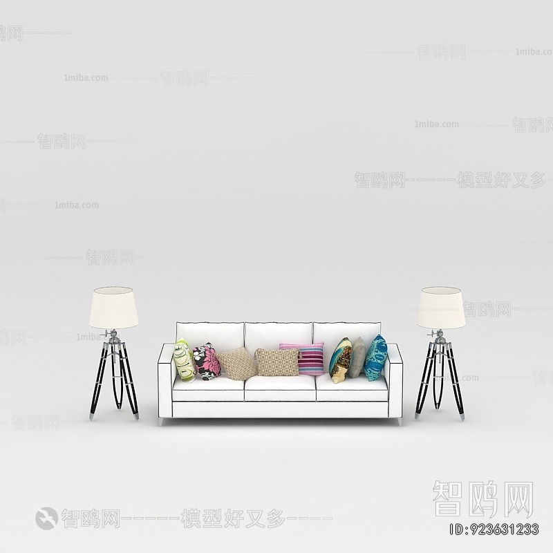Modern Three-seat Sofa