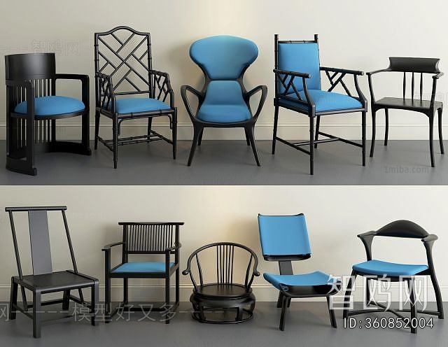 New Chinese Style Lounge Chair