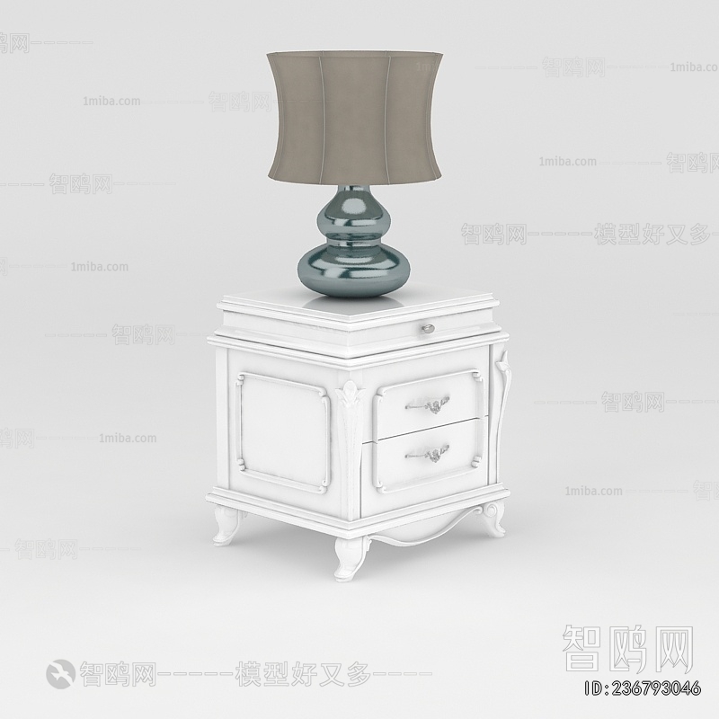 European Style Bedside Cupboard