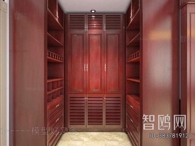 Modern Clothes Storage Area