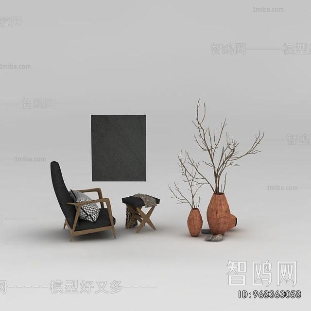 Southeast Asian Style Lounge Chair