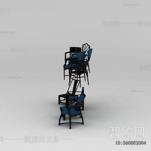 New Chinese Style Lounge Chair