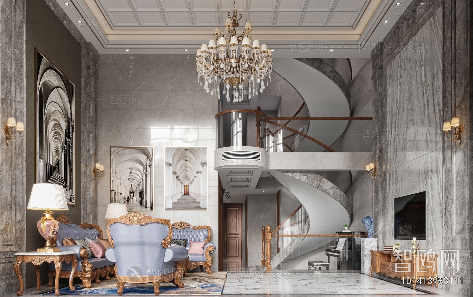 European Style A Living Room