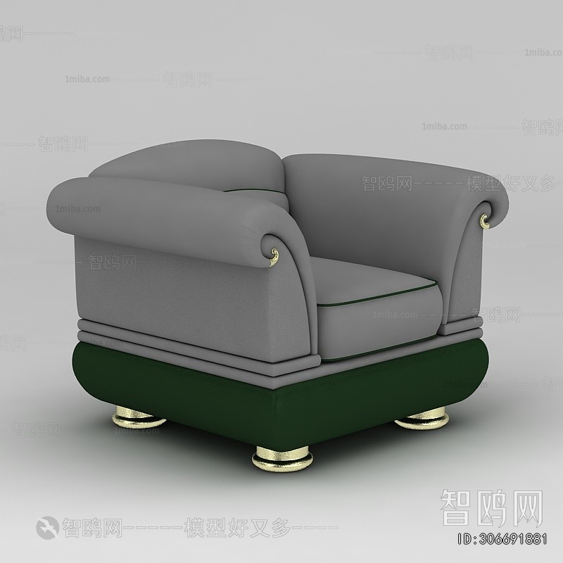 European Style Single Sofa