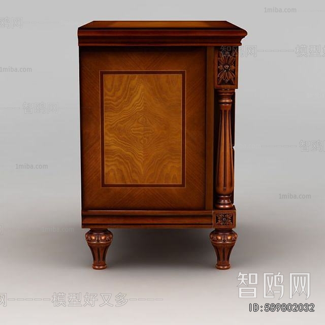 European Style Bedside Cupboard