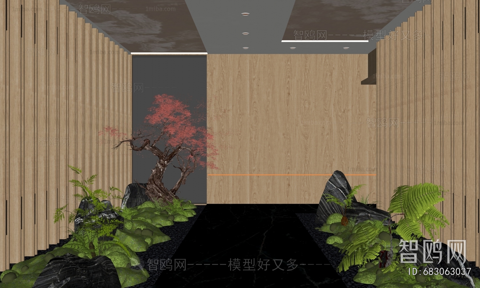 现代会所过道