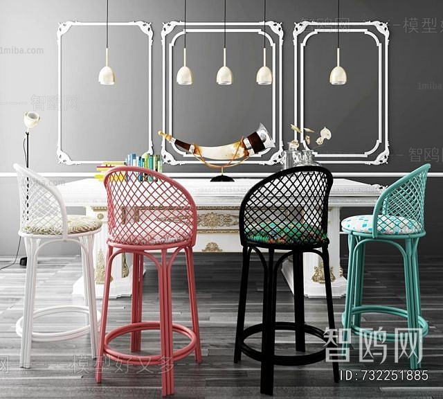 Idyllic Style Bar Chair