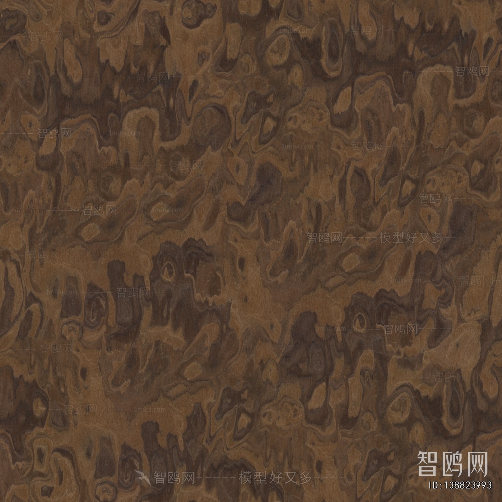 现代无缝棕色木瘤科技木皮