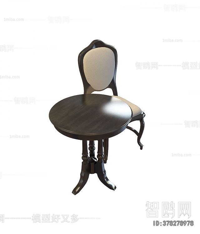 French Style Leisure Table And Chair