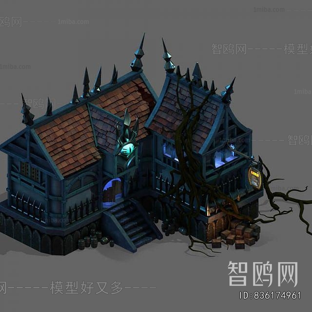 New Chinese Style Building Appearance