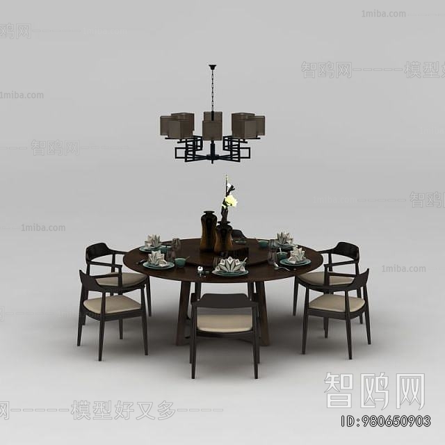 New Chinese Style Dining Table And Chairs