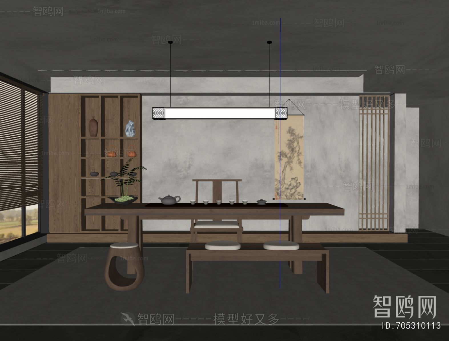 新中式宋式风茶室