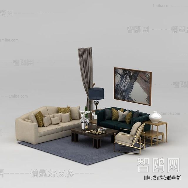 Simple European Style Sofa Combination