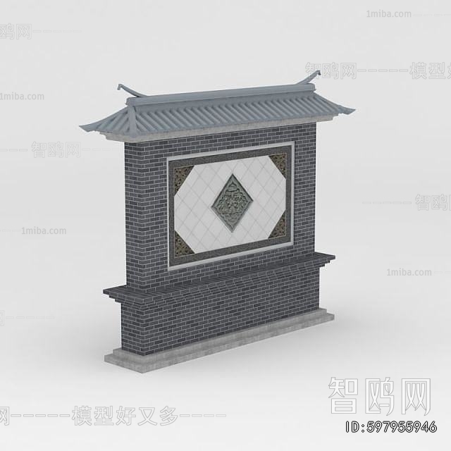 Chinese Style Landscape Wall