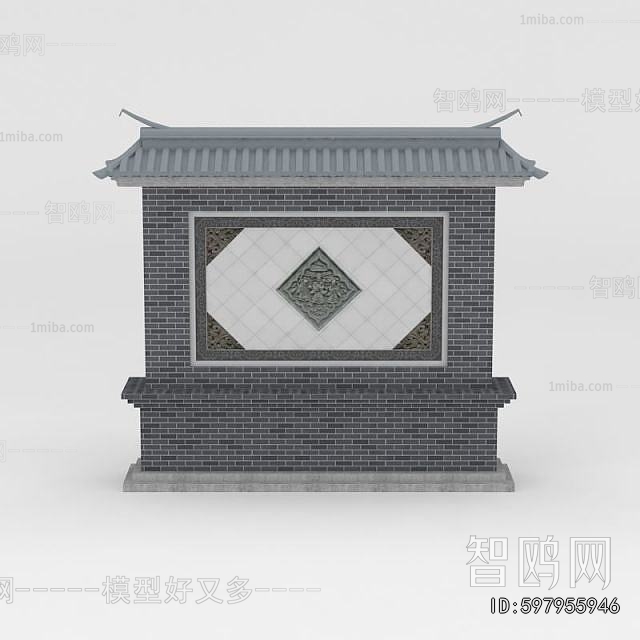 Chinese Style Landscape Wall