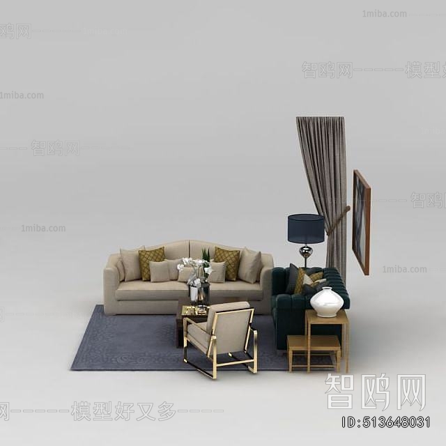 Simple European Style Sofa Combination