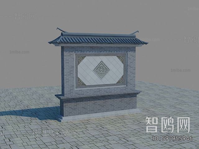 Chinese Style Landscape Wall