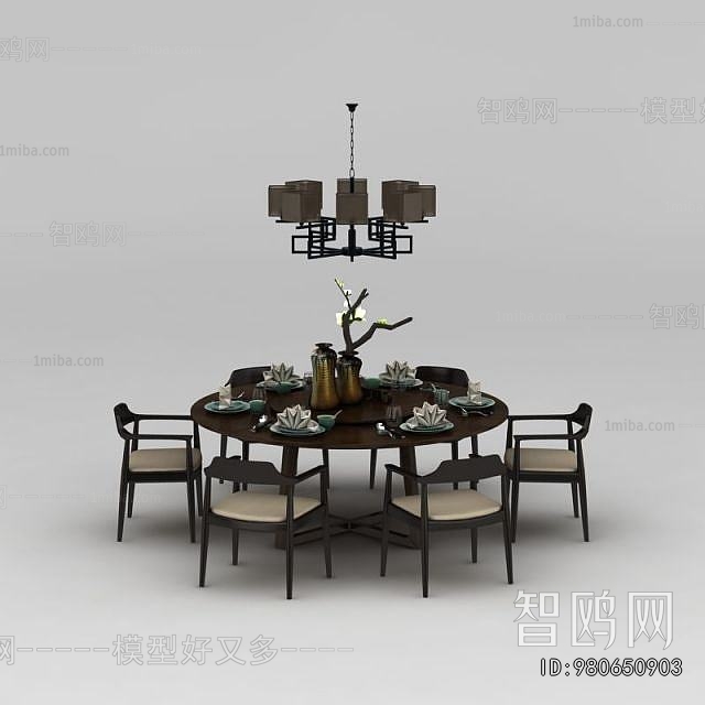 New Chinese Style Dining Table And Chairs