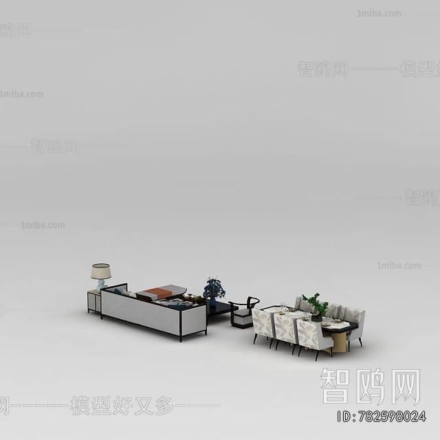 New Chinese Style Dining Room