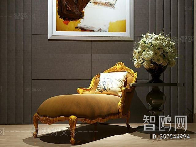 European Style Noble Concubine Chair