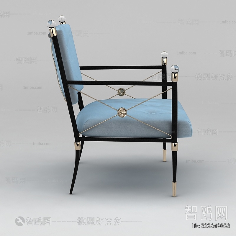 Simple European Style Lounge Chair