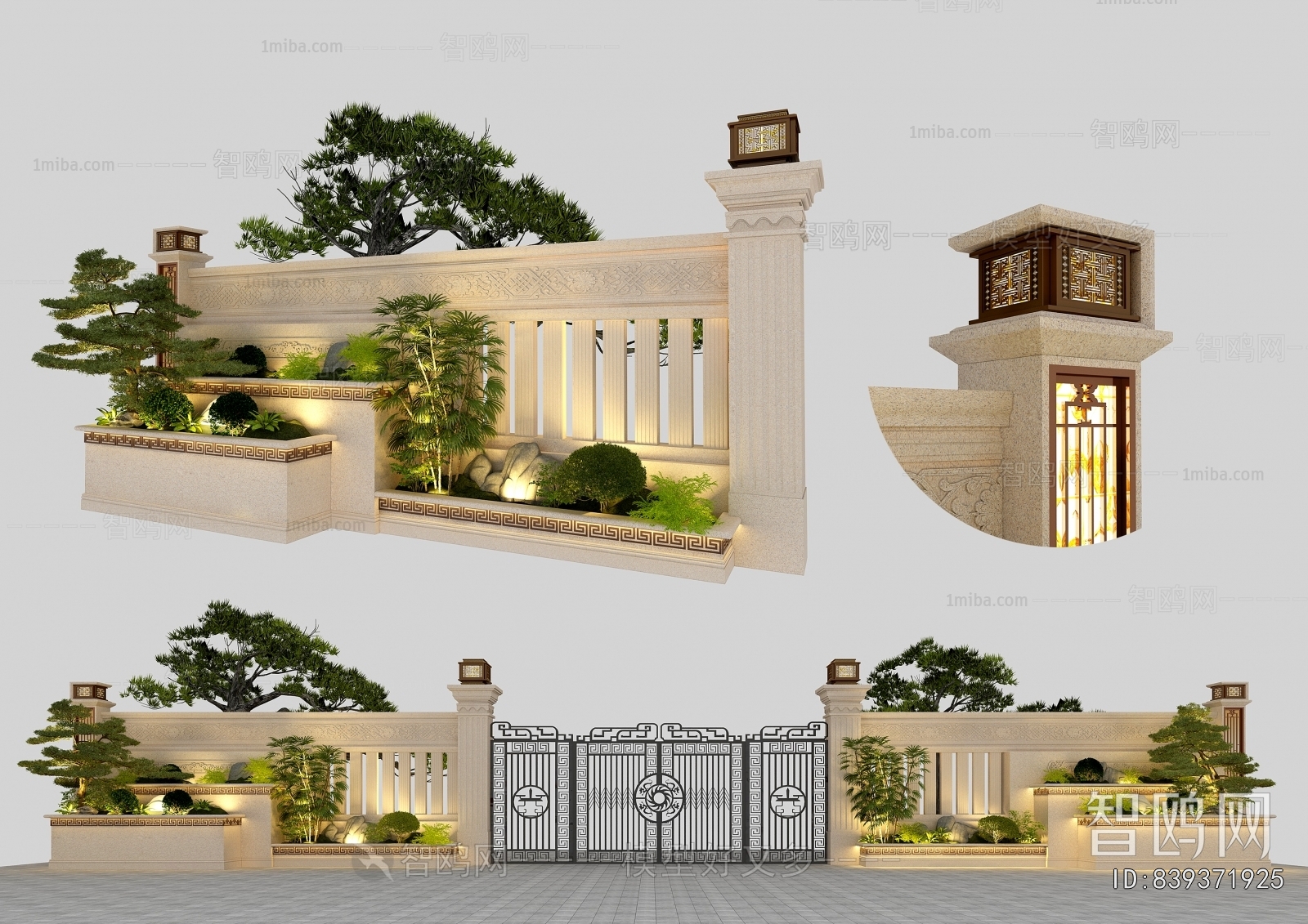 New Chinese Style Gate