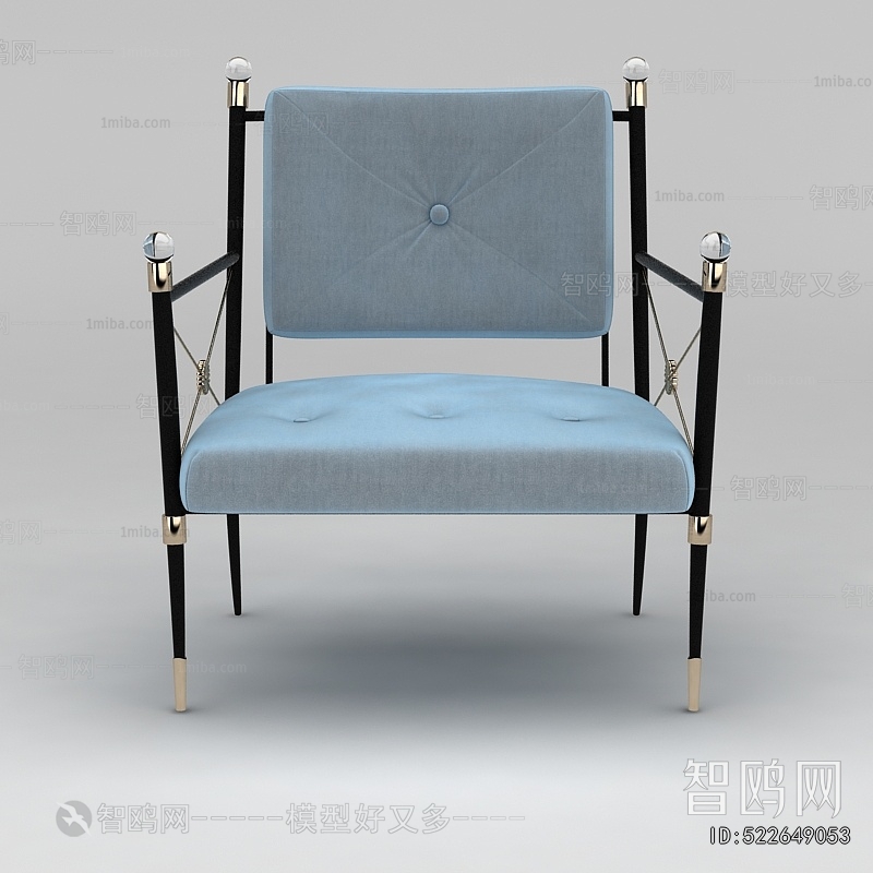 Simple European Style Lounge Chair