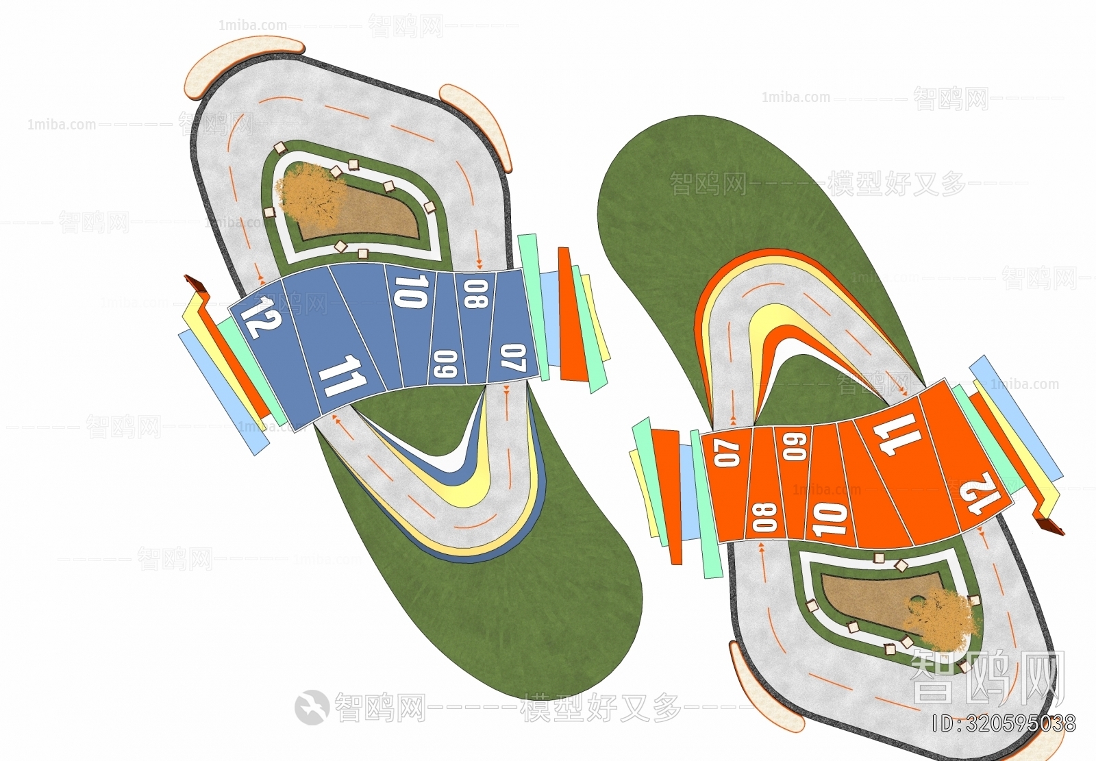 Modern Park Landscape