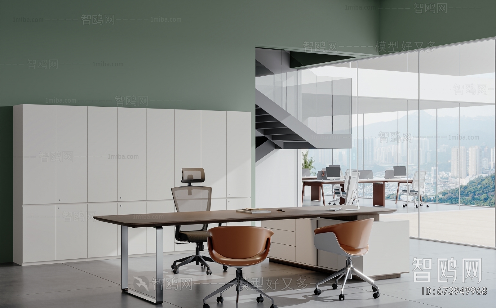 Modern Manager's Office