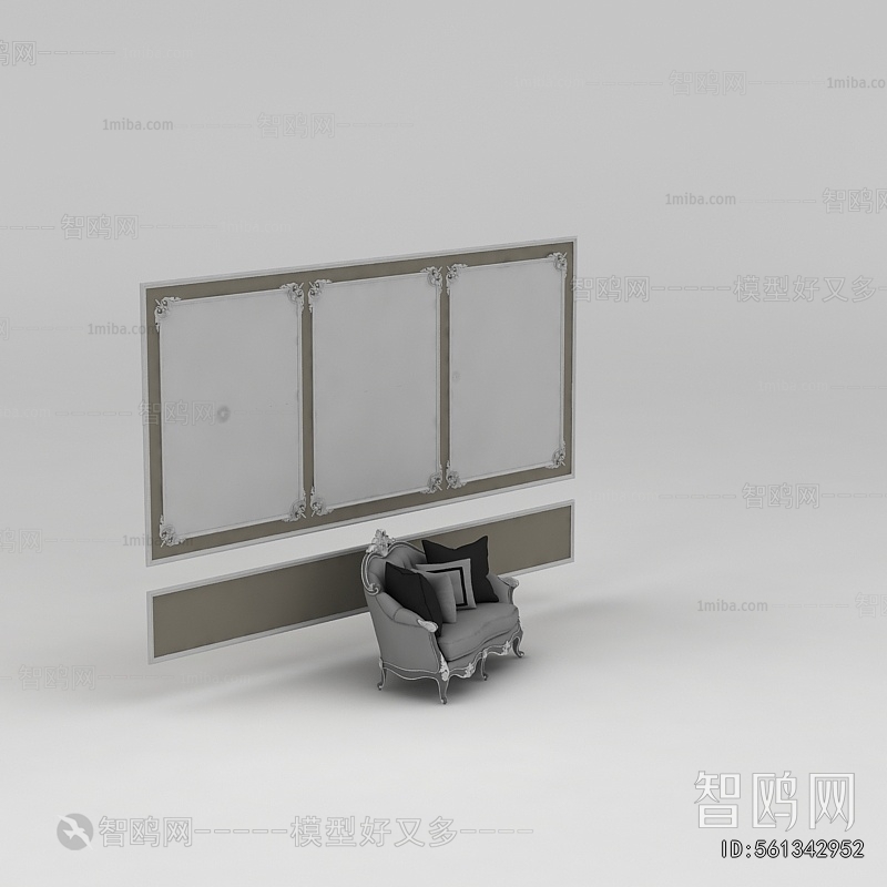 European Style Single Sofa