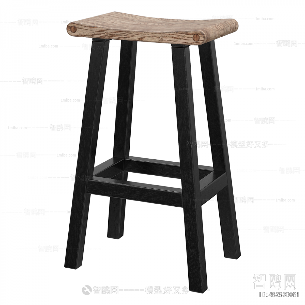 Nordic Style Bar Stool