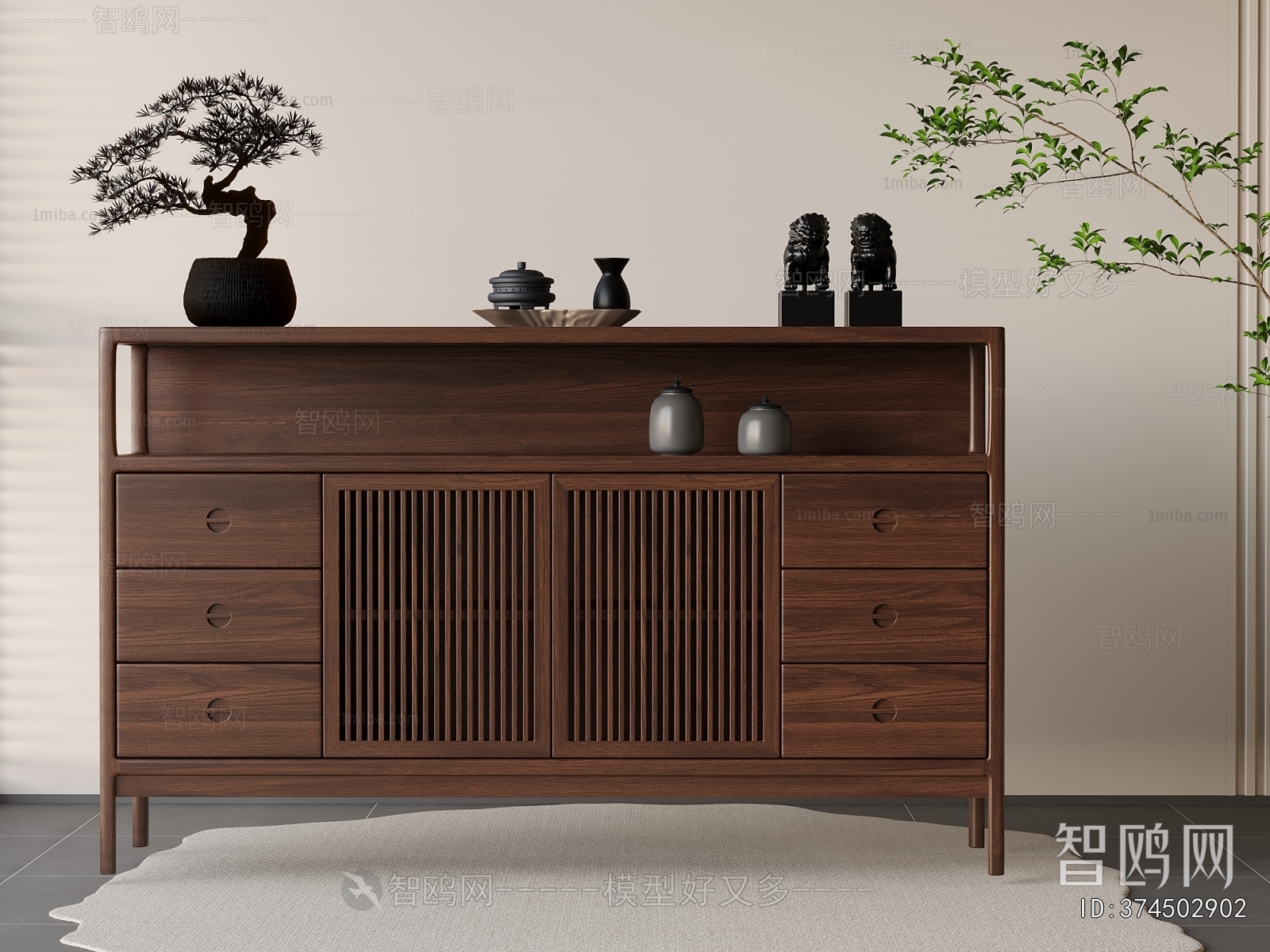 New Chinese Style Sideboard