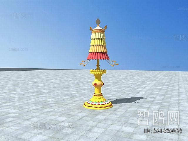 New Chinese Style Sculpture Sketch