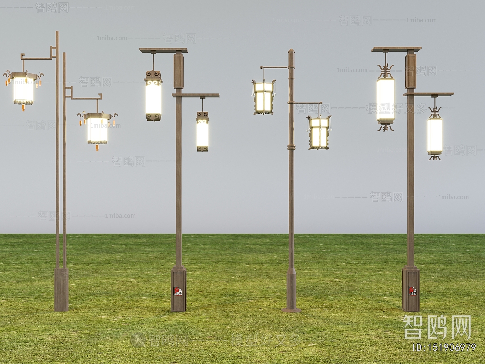 New Chinese Style Outdoor Light