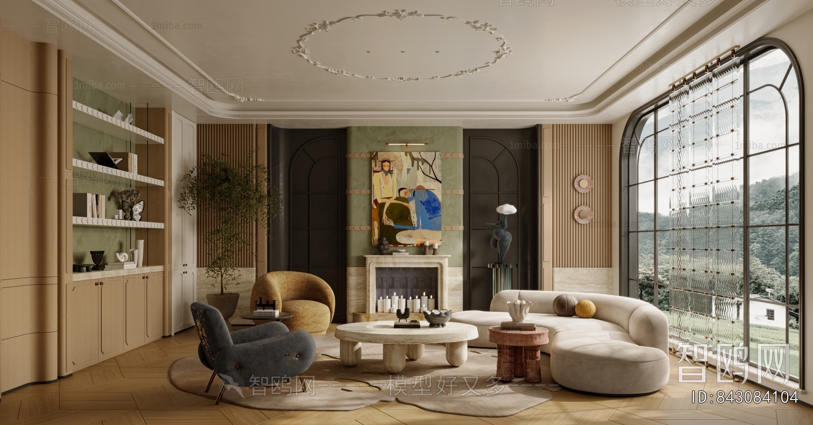 French Style A Living Room