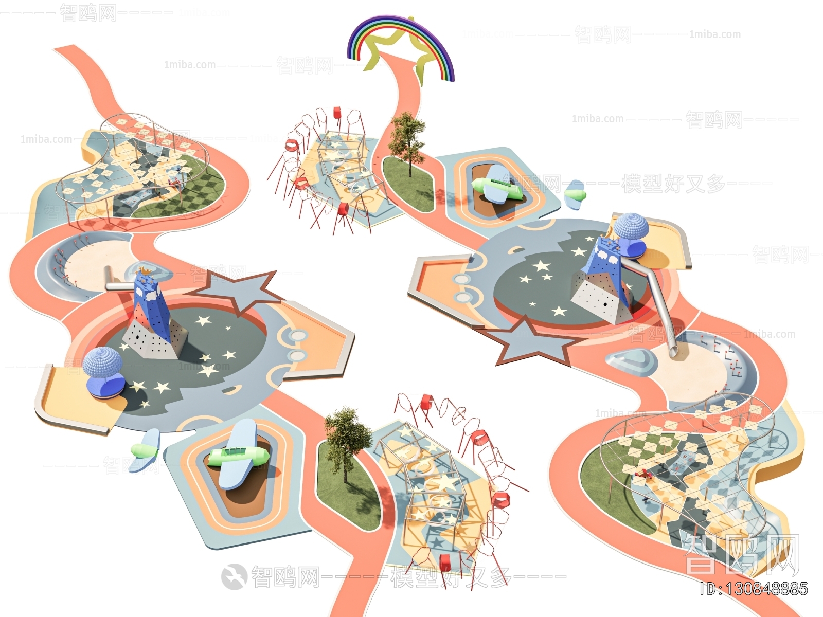 Modern Park Landscape